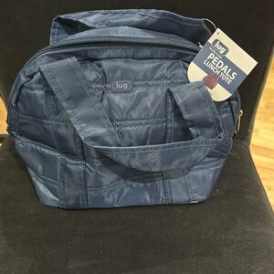 Lug Pedals Lunch Tote - Navy - New with Tags